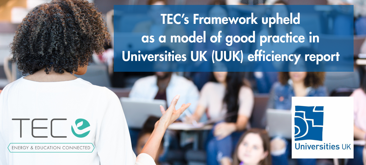 TEC’s Framework upheld as a model of good practice in Universities UK (UUK) efficiency report